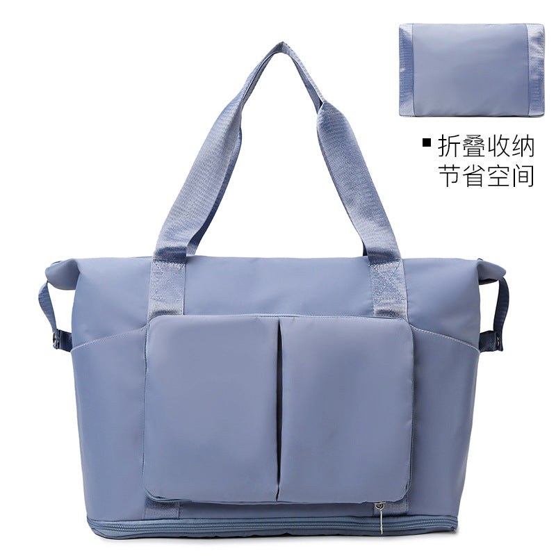 A Versatile Travel Bag with Expandable Capacity, Featuring Dry And Wet Separation, Lightweight Design, Suitable for Maternity Use, And Perfect for Students' Storage Needs