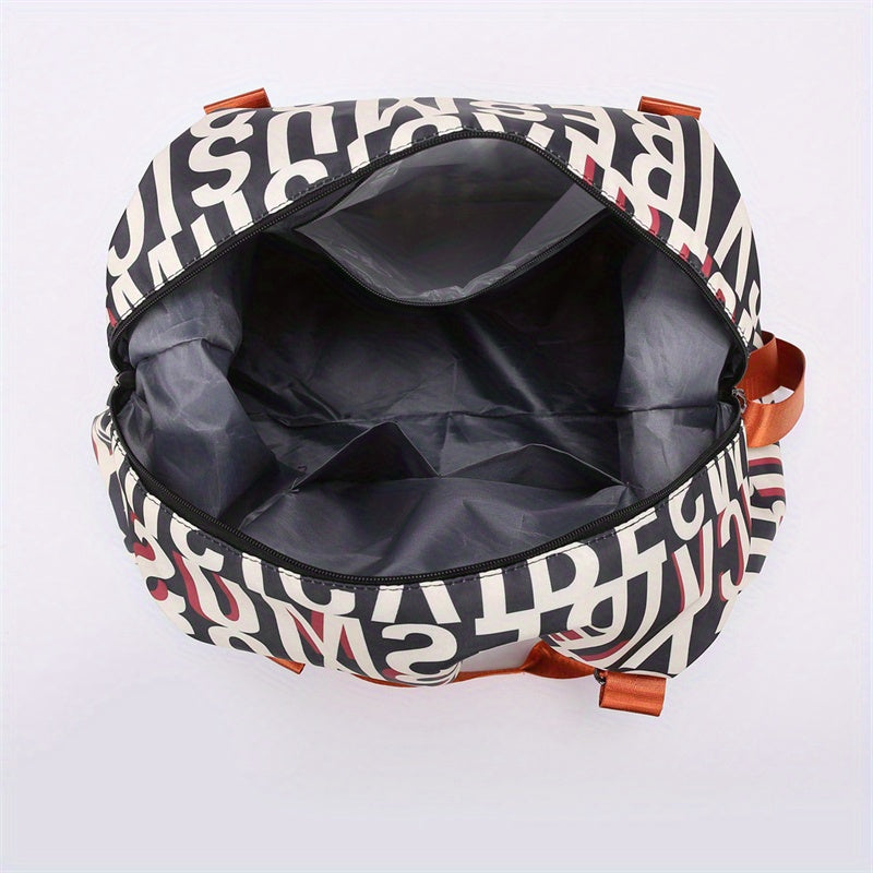 T0259 Colorful Letter Travel Bag Fitness Bag