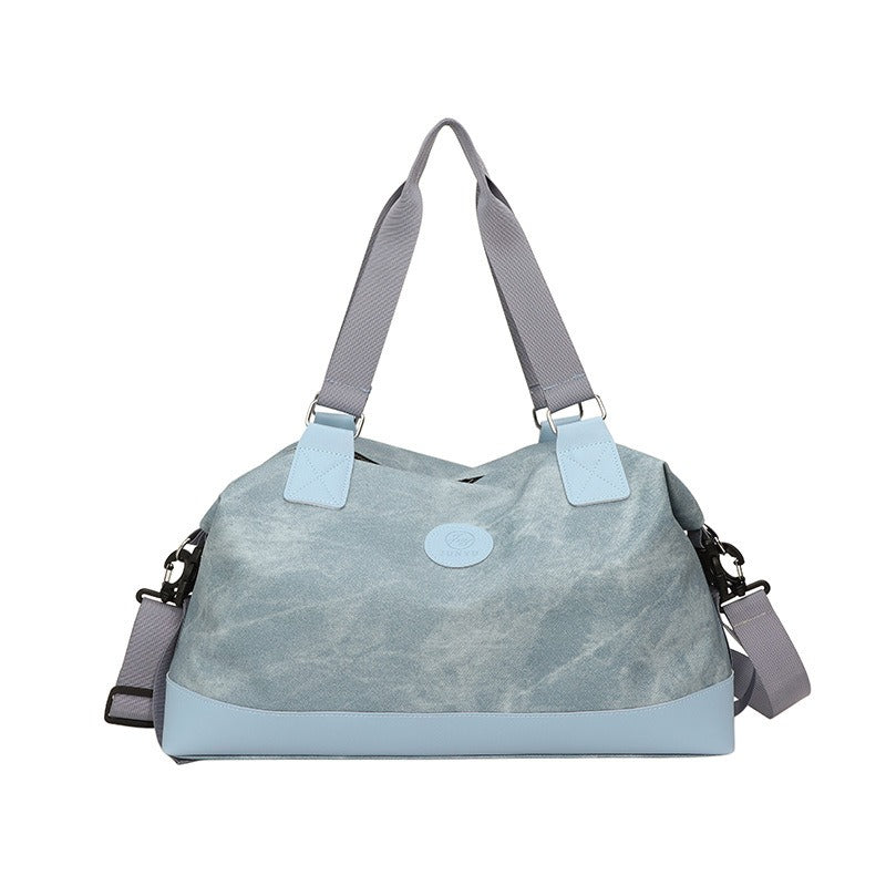 1pc Large Capacity Lightweight Oxford Fabric Travel Duffel Bag & Tote Suitable for Short Trips, Business Trips, Gym, Commute - Adjustable Shoulder Straps, Durable Carry- Luggage with Multi-Color Options for &