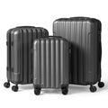 3in1 Luggage Set with Detachable Wheels, 20\u002F24\u002F28 Inch Lightweight ABS Suitcase with Lock & Spinner Wheels, Durable Travel Trolley Bag, 28-inch Disassembly Wheels