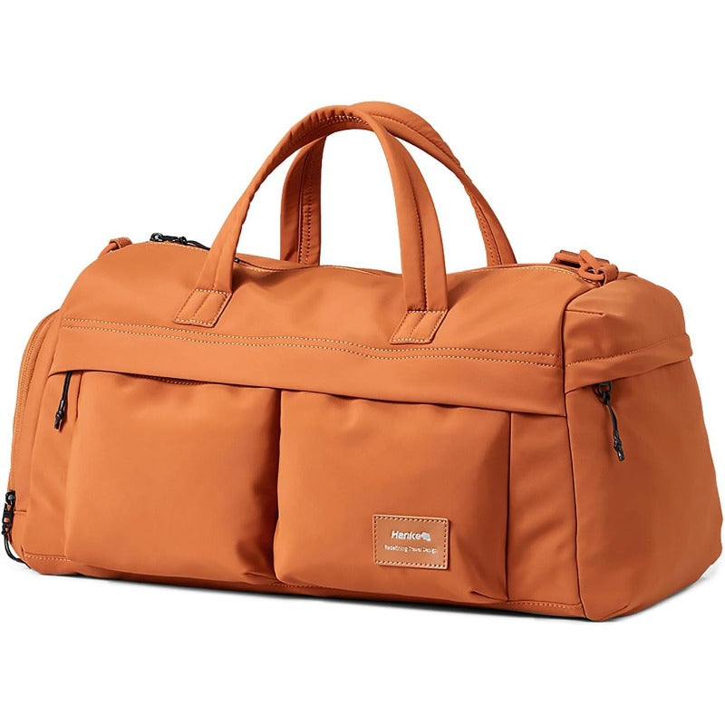 Hanke Cloud Carry On Luggage Bags for Travel Carry On Bag for Women Lightweight Travel Tote Bag Overnight Weekender BagMocha Brown