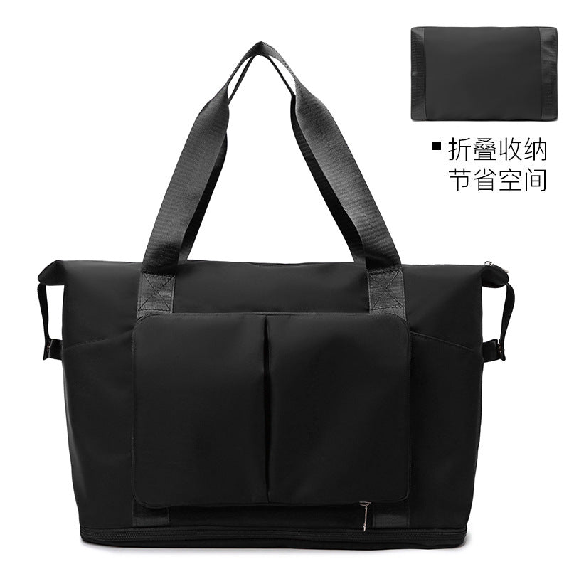 A Versatile Travel Bag with Expandable Capacity, Featuring Dry And Wet Separation, Lightweight Design, Suitable for Maternity Use, And Perfect for Students' Storage Needs