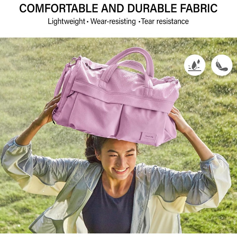 Hanke Cloud Carry On Luggage Bags for Travel Carry On Bag for Women Lightweight Travel Tote Bag Overnight Weekender Bag Lilac Purple