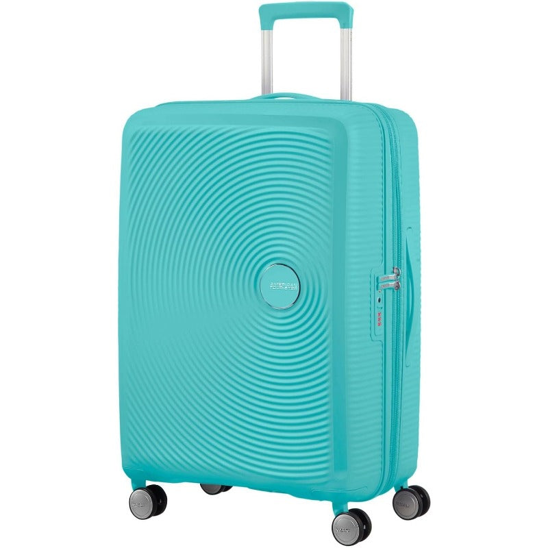 American Tourister Unisex_Adult Soundbox Blue Poolside Blue Spinner M EXP (67 cm71.5\u002F81 L)