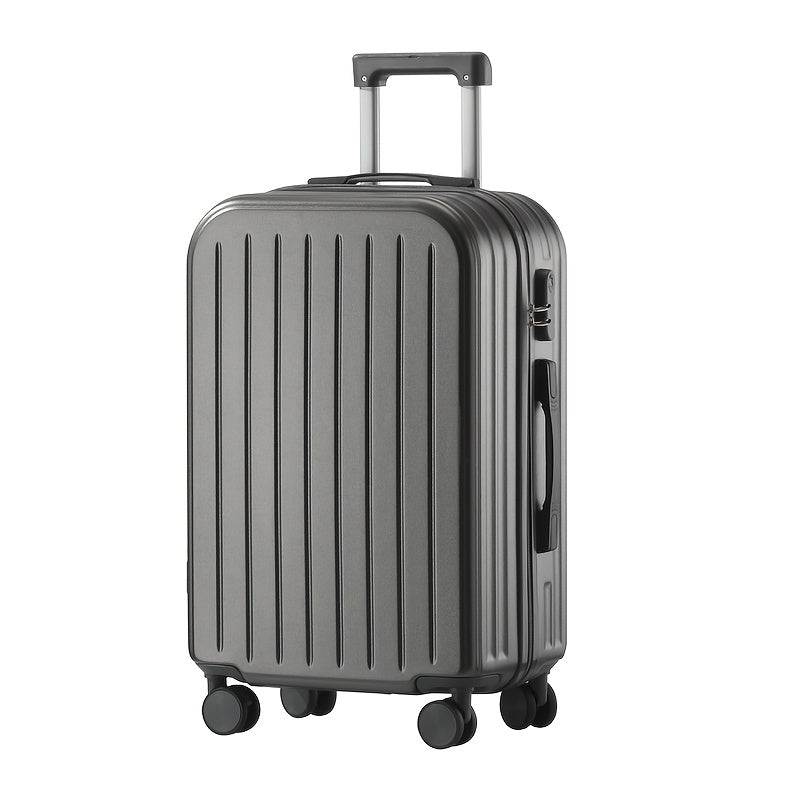 20\u002F24 Inch Stylish PC Zipper Suitcase • Travel Trolley Bag for Women • Featuring a Cup Holder And USB Charging Port