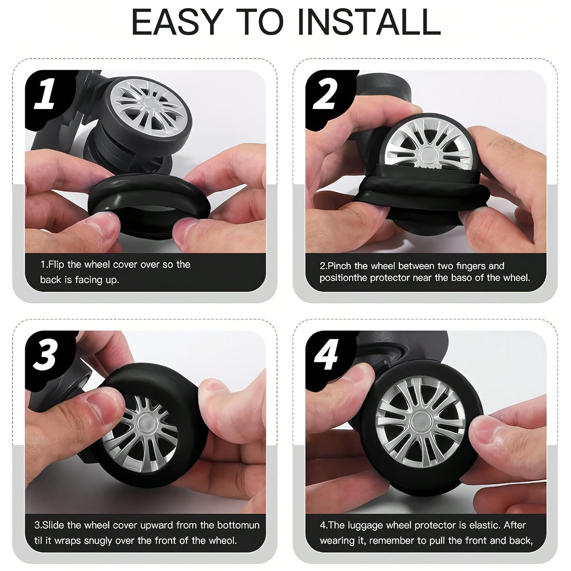 14-Inch Luggage with Swivel Caster Wheels and Cup Holder | ABS+PC Shell, Aluminum Alloy Handle, Zipper Closure, Combination Lock, Ideal for Business Travel