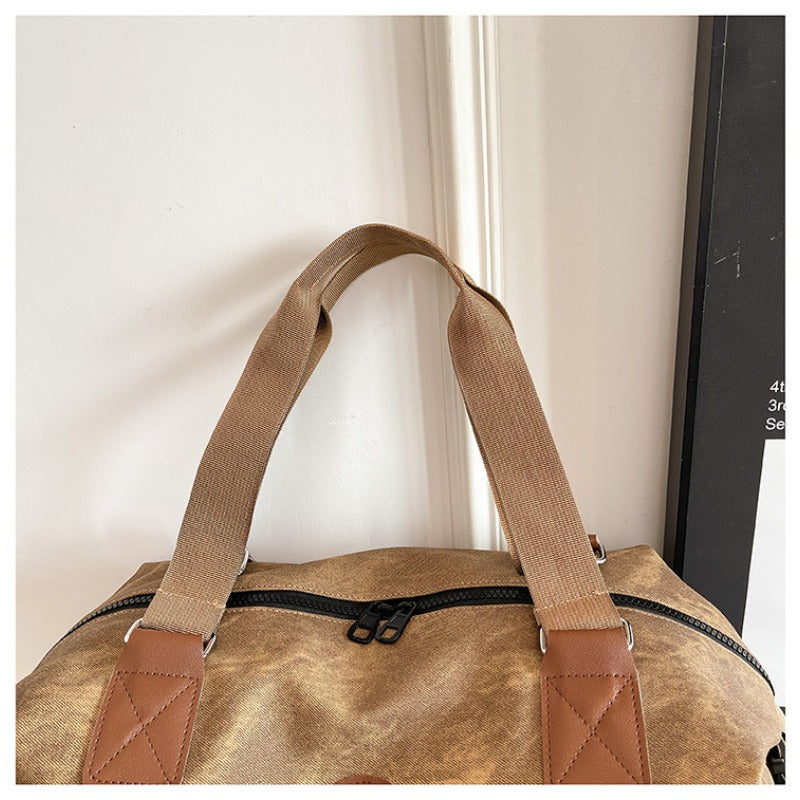 1pc Large Capacity Lightweight Oxford Fabric Travel Duffel Bag & Tote Suitable for Short Trips, Business Trips, Gym, Commute - Adjustable Shoulder Straps, Durable Carry- Luggage with Multi-Color Options for &