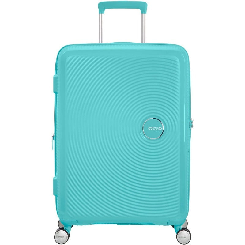 American Tourister Unisex_Adult Soundbox Blue Poolside Blue Spinner M EXP (67 cm71.5\u002F81 L)