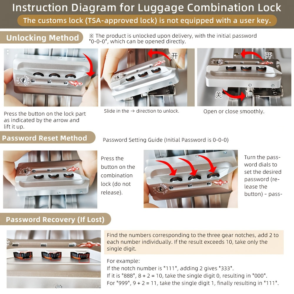 Aluminum Alloy Frame Luggage It Is Equipped with a Cup Holder, Brake Wheels, a Hook, a Built-in USB Charging Port, and a TSA-approved International Combination Lock, Allowing for Smooth Passage Through International Security Checkpoints
