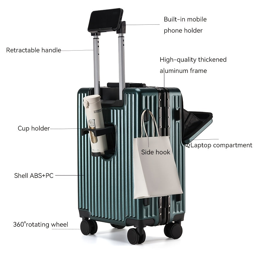 Luggage Set 9pcs 9pcs Luggage Set Including 20 And 24-Inch Suitcases, a Travel Storage Bag, And a Hard TSA Lock. The 20-Inch Carry-On Suitcase Features an Aluminum Frame, a Hardside Design