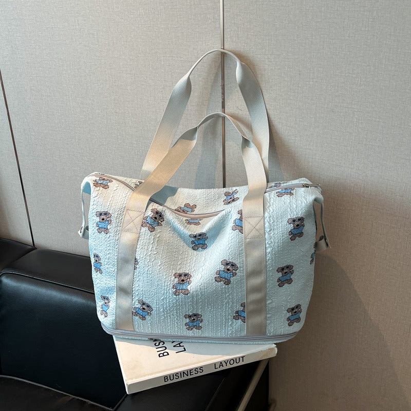 Expandable And Stylish Travel Bag for Short Trips, Designed for Easy Handling And Ample Storage