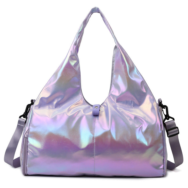 Swimming Yoga Bag, Fashionable Dance Bag, Sports and Fitness Bag for Women, Large Capacity, Dry and Wet Separation, Short-trip Travel Bag